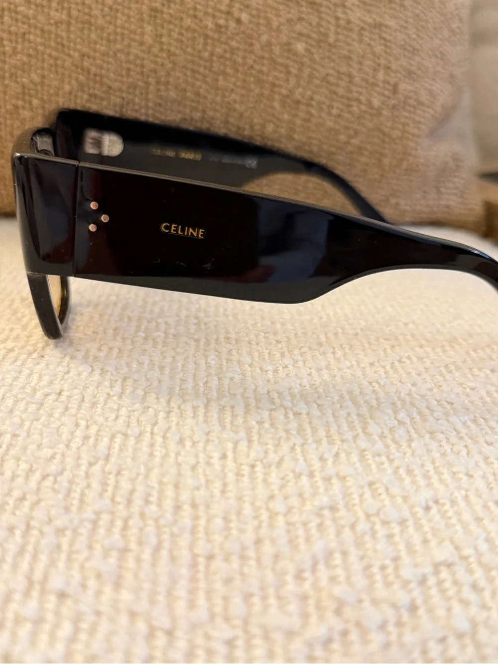 Celine Black Squared Frame Sunglasses brand new without tags